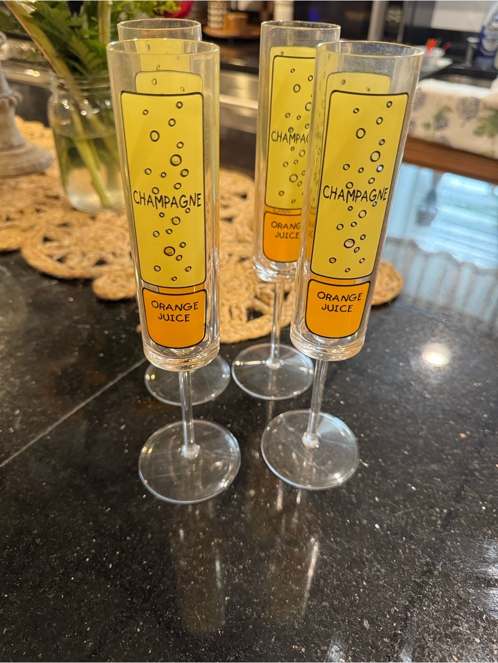 Outdoor dining mimosa flutes homegoods find